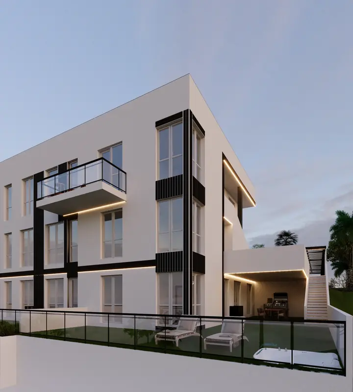 Riviera 1, визуализация фасада
